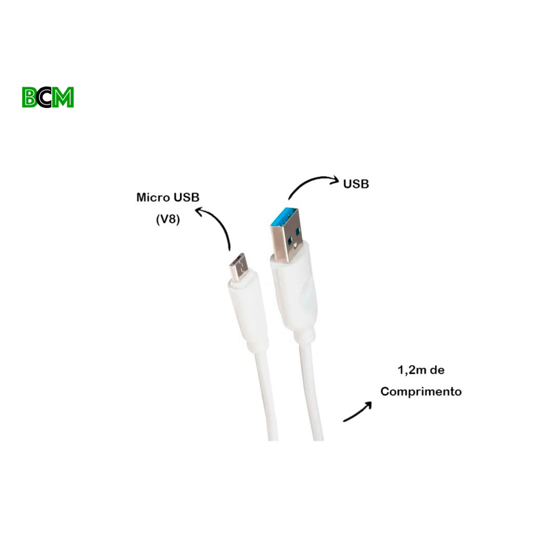 Kit Carregador 3X1 V8 Micro USB