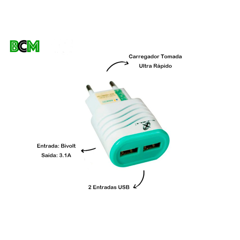 Kit Carregador IOS 3X1 Para iPhone