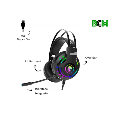 HEADSET GAMER 7.1 USB