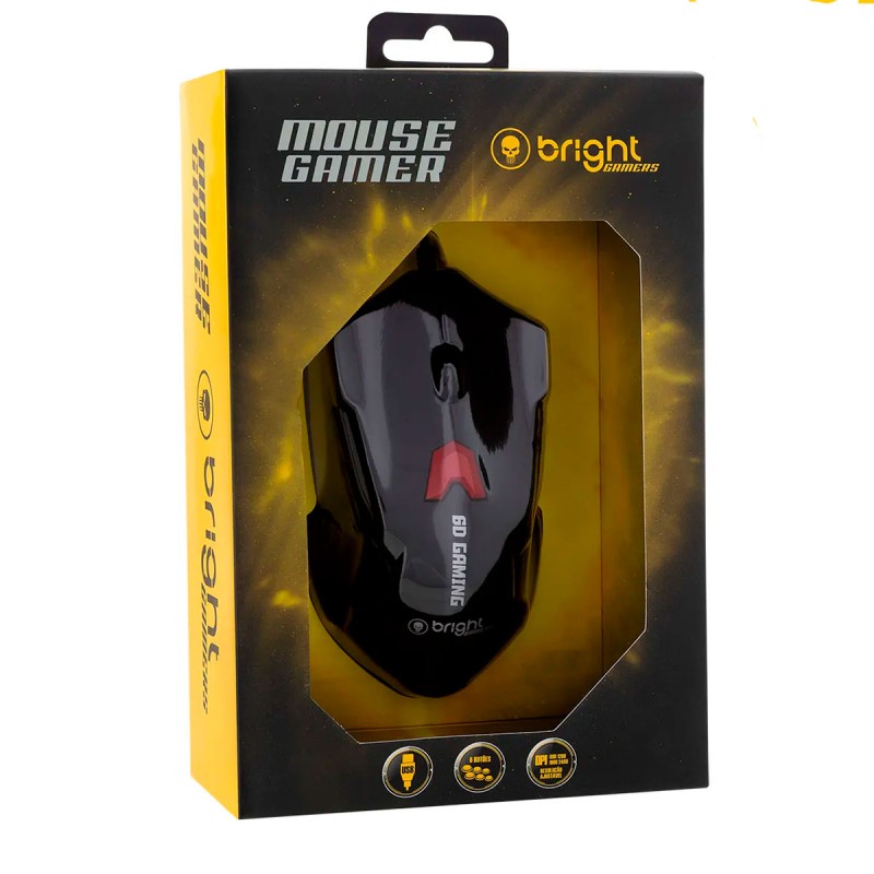 MOUSE GAMING PRETO