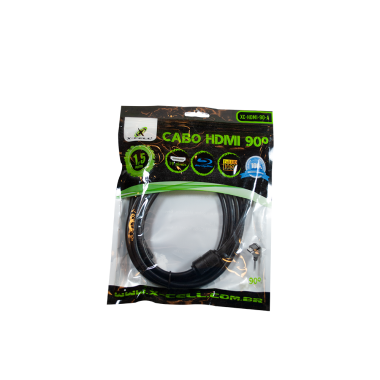 Cabo HDMI 90° Graus XC-HDMI-90-A 1,5M